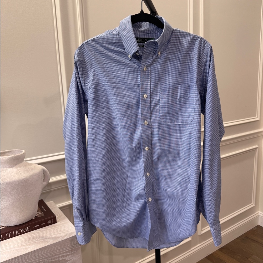 Ralph Lauren Blue Casual Button Down Shirt
